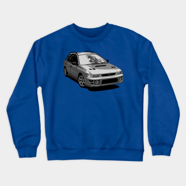 Subaru Impreza Crewneck Sweatshirt by ArtyMotive